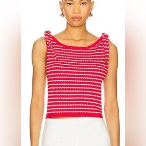 FOR LOVE & LEMONS Regatta Stripe Knit Top Size Small